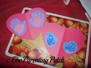 Cold Hands Warm Heart Handprint Craft