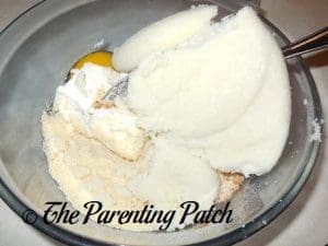 Mixing the Cauliflower Pizza Crust Dough