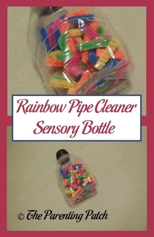 Rainbow Pipe Cleaner Sensory Bottle