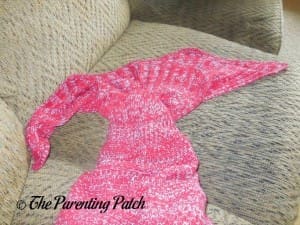 Tail of GearBest Mermaid Tail Blanket
