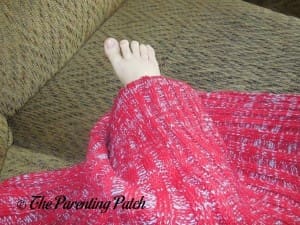 Bottom Opening of GearBest Mermaid Tail Blanket
