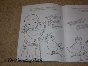 Uncolored Page of My Farm Friends Coloring Book