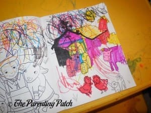 Colored Page of My Farm Friends Coloring Book
