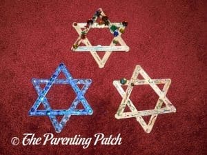 Finished Star of David Hanukkah Ornament Crafts