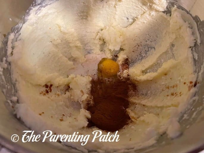 Wet Ingredients for Cinnamon Spritz Cookies