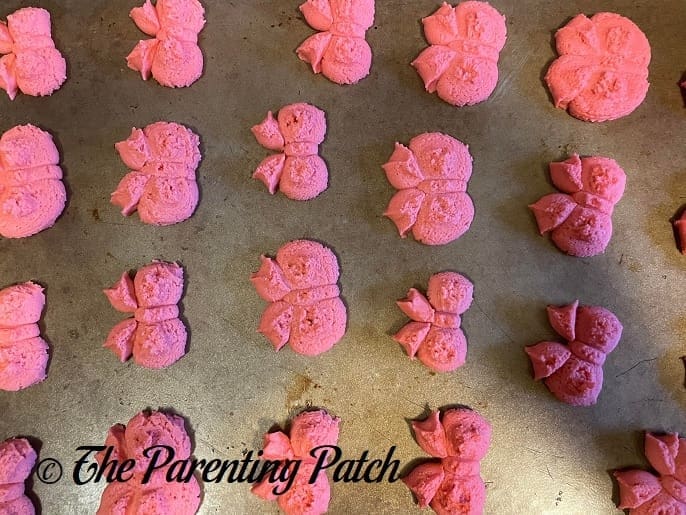 Unbaked Peanut Butter Spritz Cookies