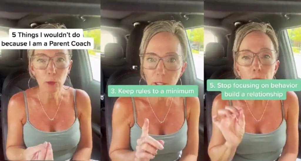 Parenting coach Kim Muench lists five things she would never do as a parent