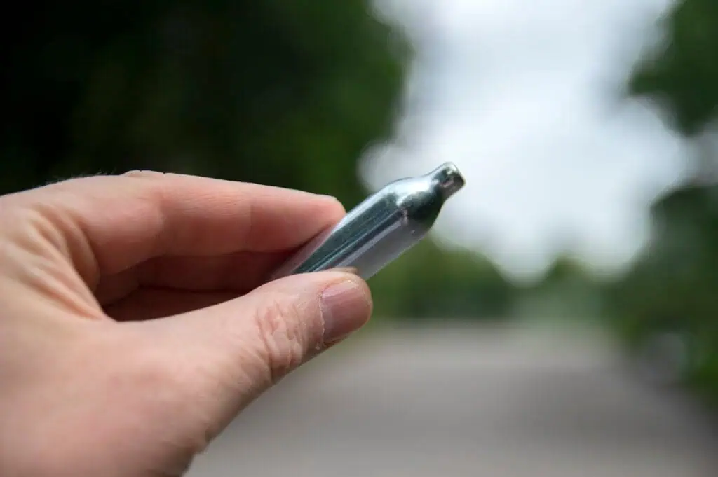 Whipped Cream Capsule With Nitrous Oxide At Amsterdam The Netherlands 18-6-2020