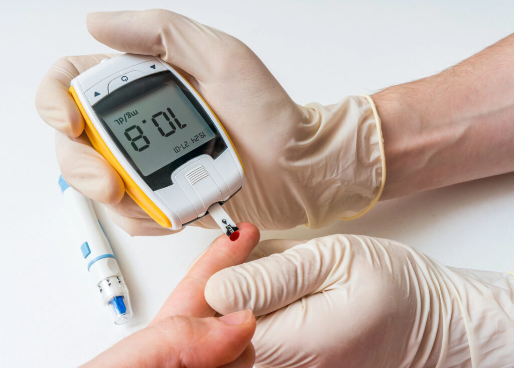 Woman with Gestational Diabetes