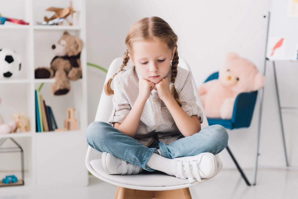 Child struggles with mental health