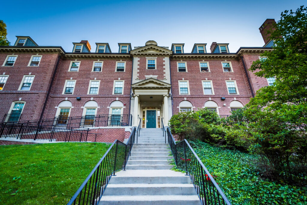 Andrews Hall, on the campus of Brown University, in Providence,