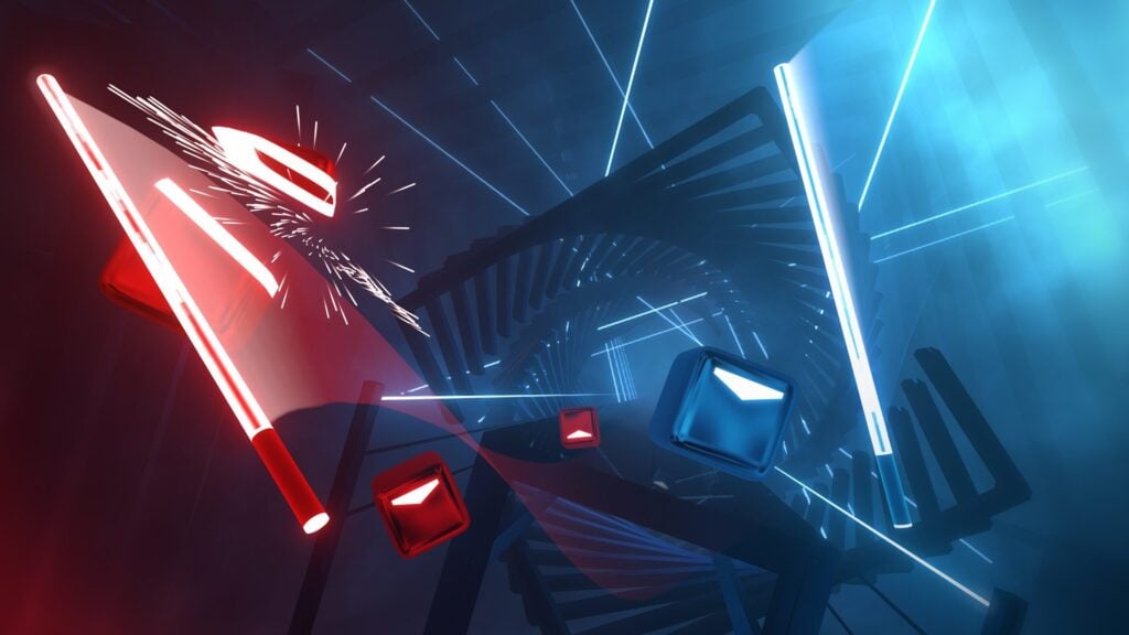 Beat Saber - Best PS5 Games for Kids that require a PSVR2