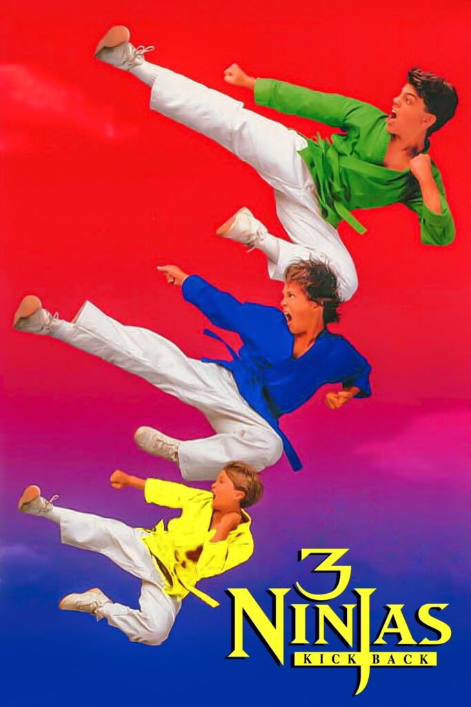 3 Ninjas Kick Back (1994) - Vertical Movie Poster