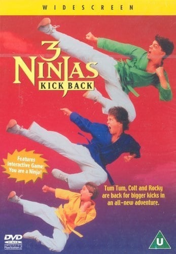 3 Ninjas Kick Back (1994) - Vertical Movie Poster