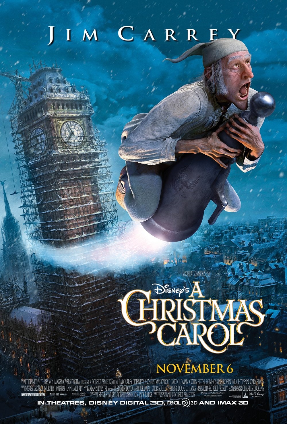 A Christmas Carol (2009) - Vertical Movie Poster