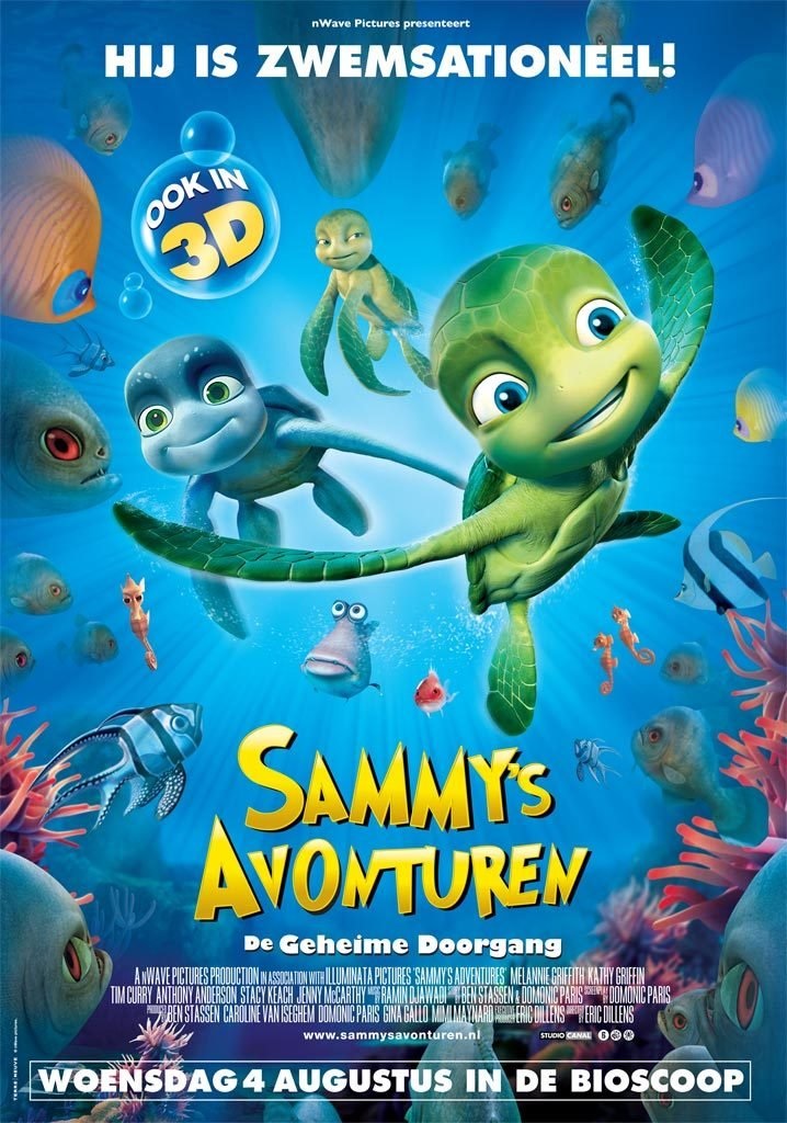 A Turtle's Tale: Sammy's Adventures (2010) - Vertical Movie Poster