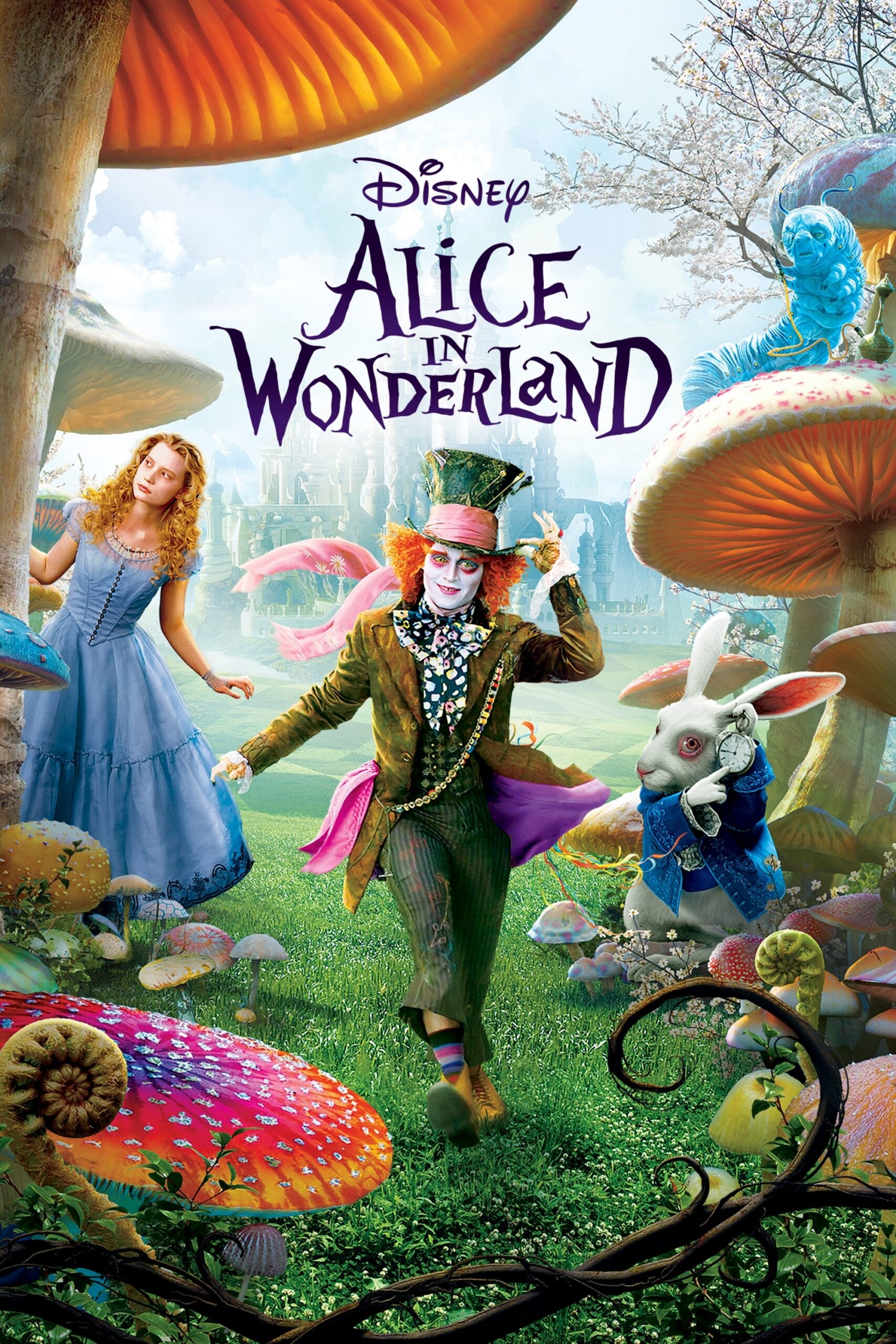 Alice in Wonderland (2010) - Vertical Movie Poster