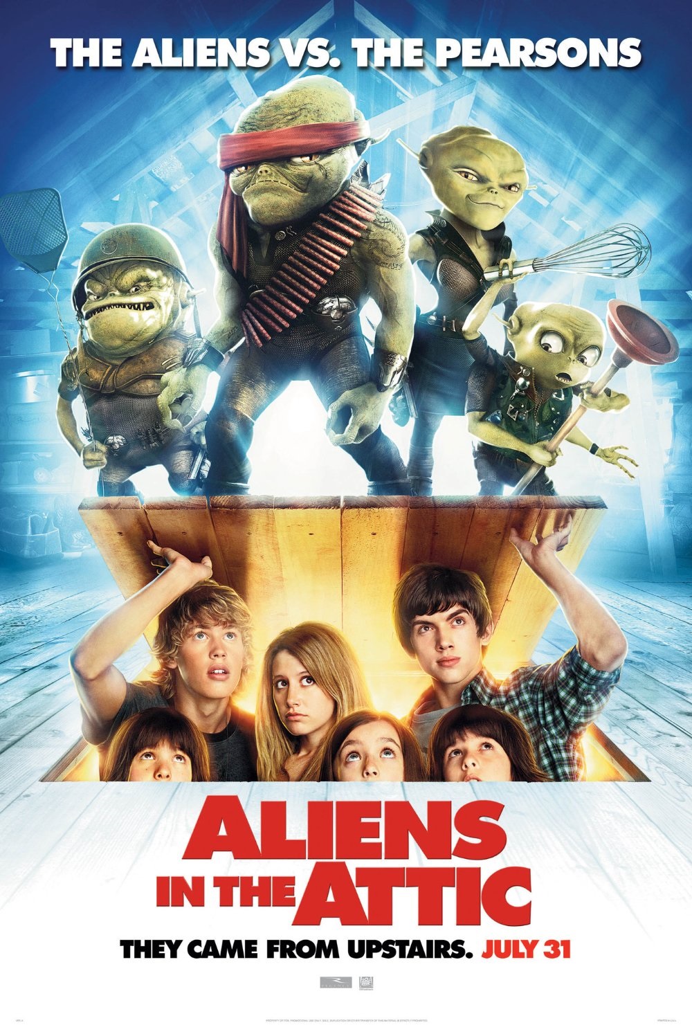 Aliens in the Attic (2009) - Vertical Movie Poster