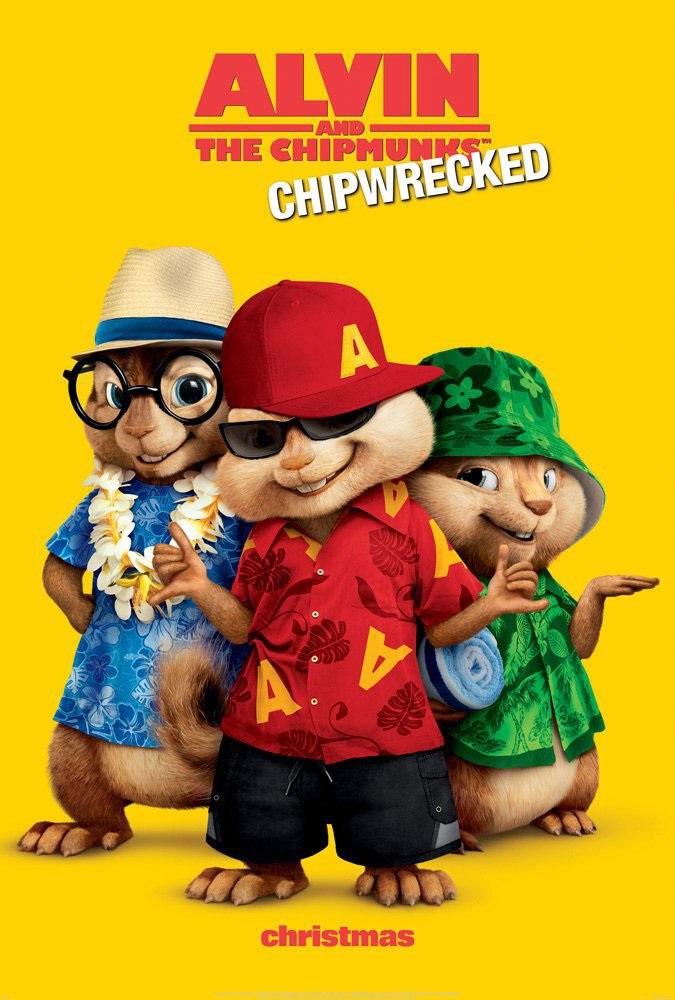 Alvin and the Chipmunks: Chipwrecked (2011) - Vertical Movie Poster