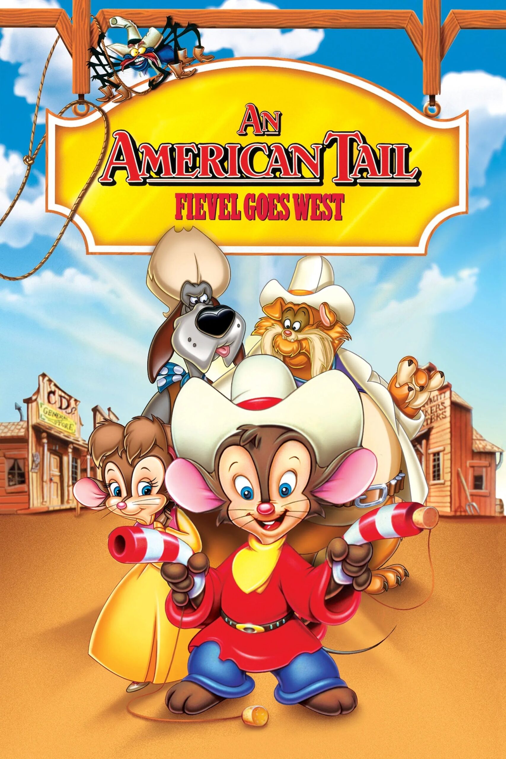 An American Tail: Fievel Goes West (1991) - Vertical Movie Poster