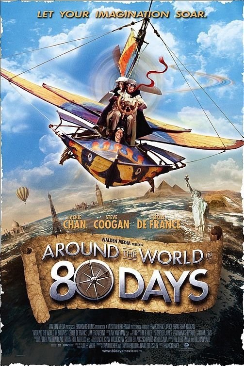 Around the World in 80 Days (2004) - Vertical Movie Poster