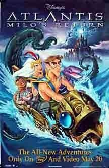 Atlantis: Milo's Return (2003) - Vertical Movie Poster