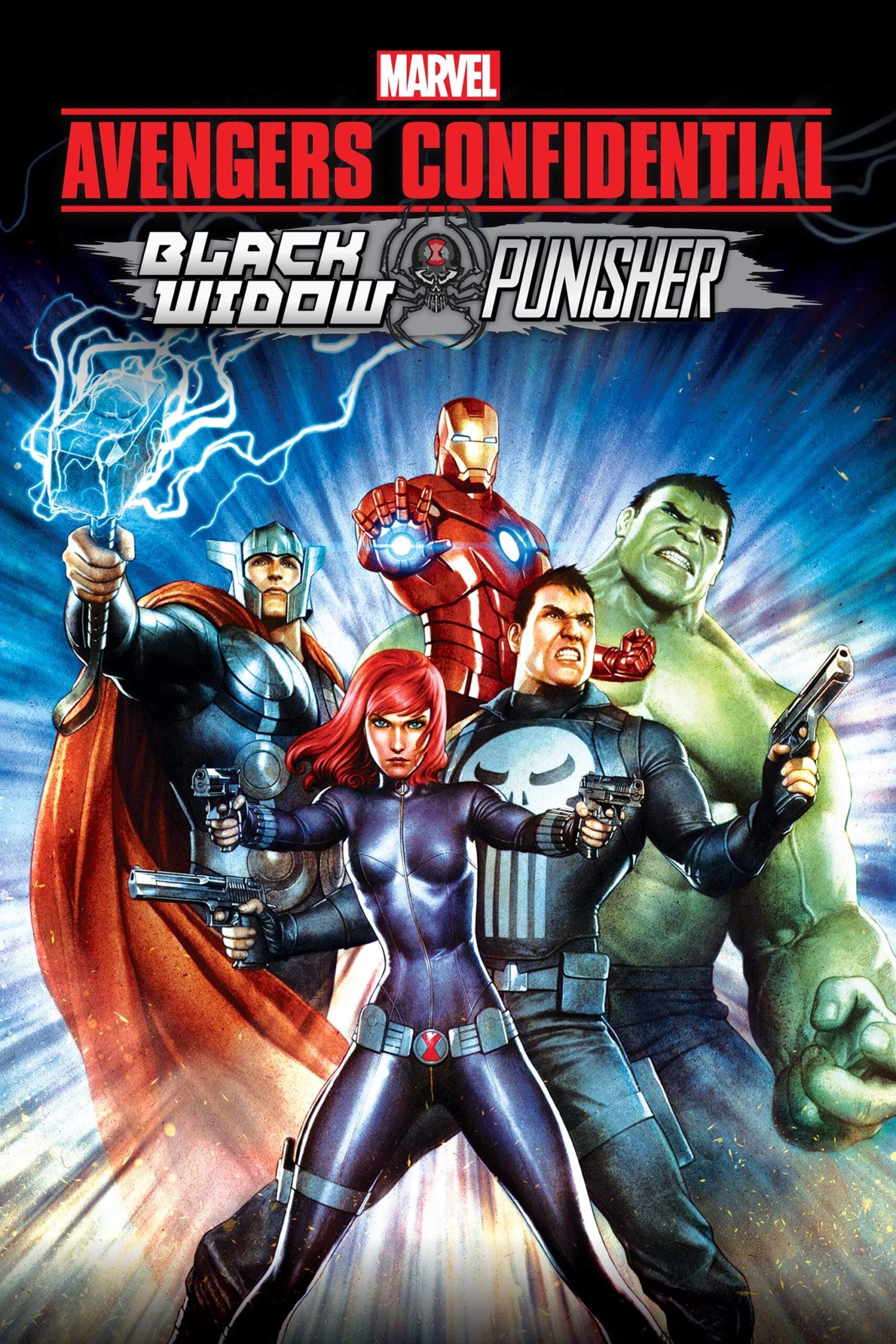 Avengers Confidential: Black Widow & Punisher (2014) - Vertical Movie Poster