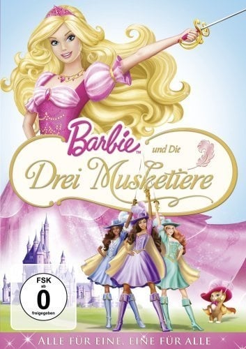 Barbie and the Three Musketeers (2009) - Vertical Movie Poster