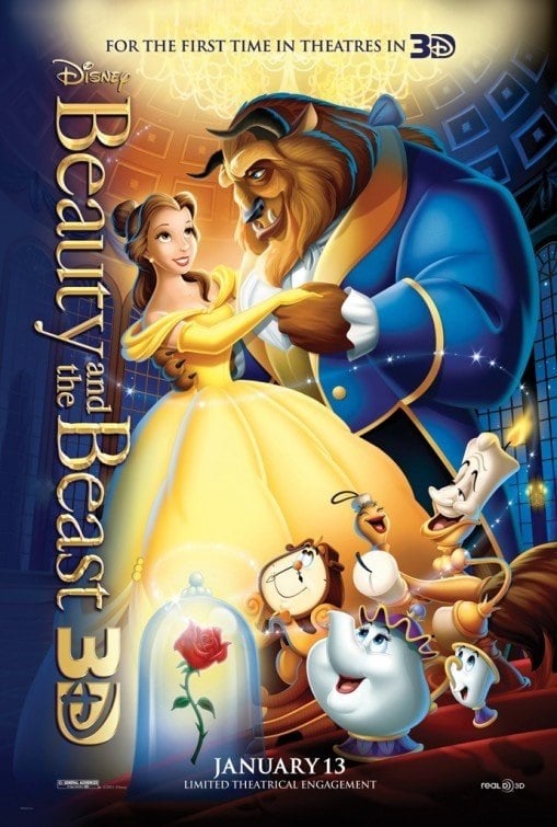 Beauty and the Beast (1991) - Vertical Movie Poster