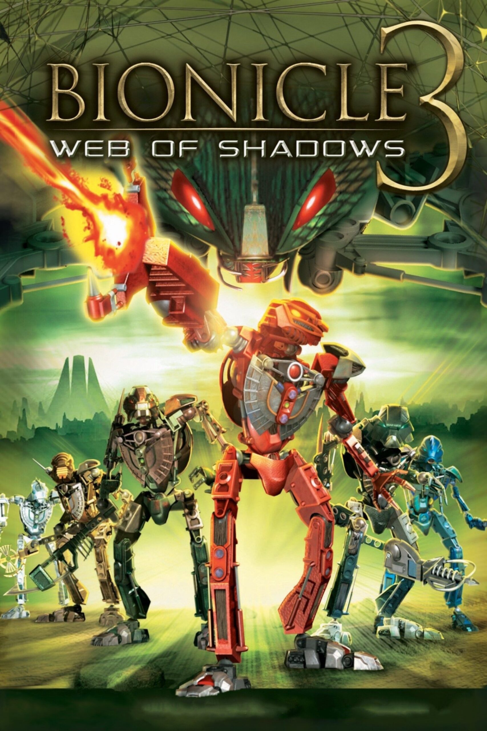 Bionicle 3: Web of Shadows (2005) - Vertical Movie Poster