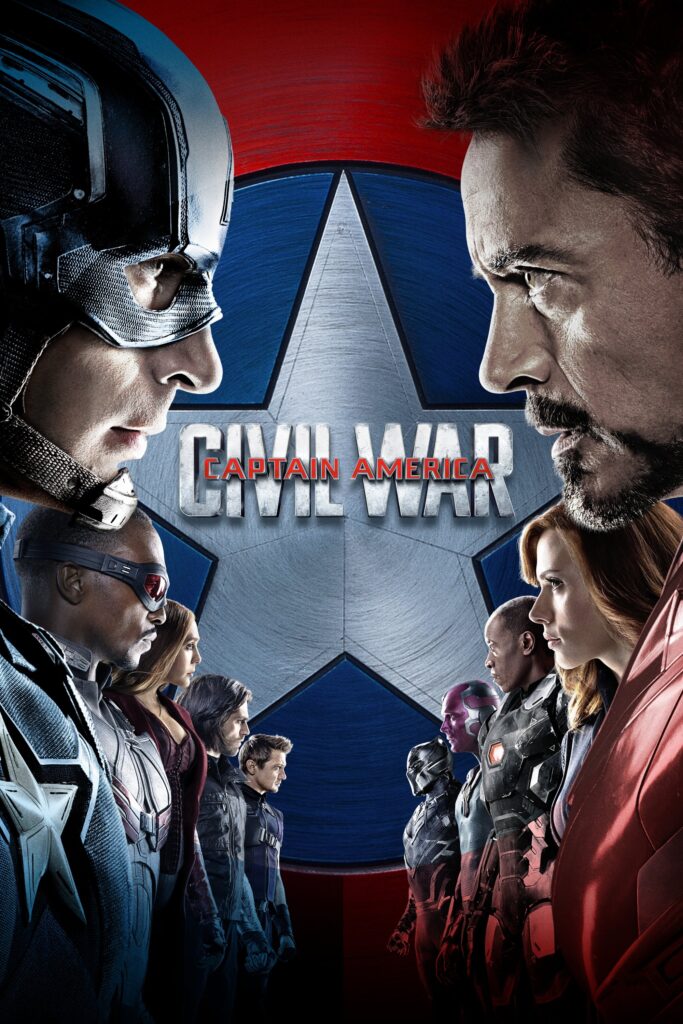 Captain America: Civil War (2016) - Vertical Movie Poster