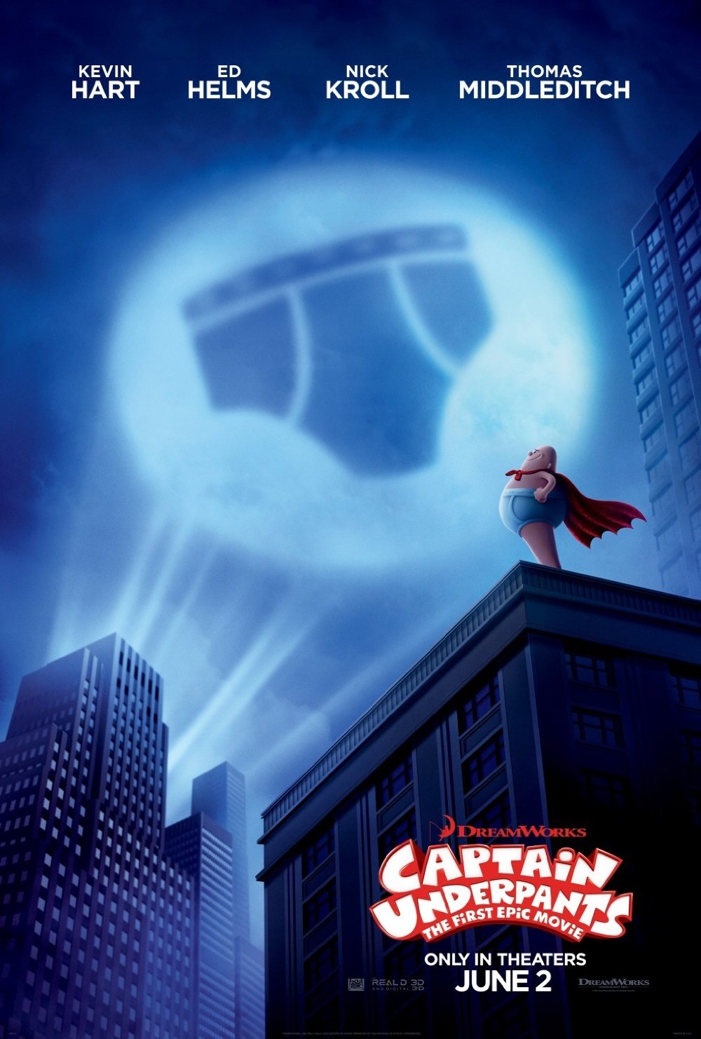 Captain Underpants: The First Epic Movie (2017) - Vertical Movie Poster