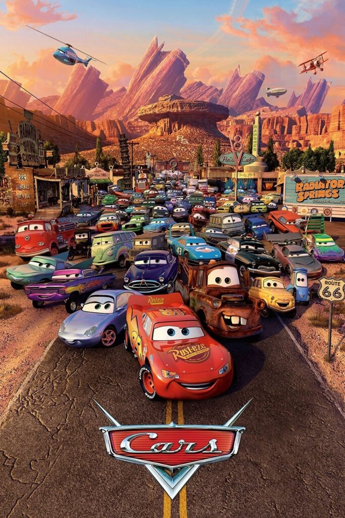 Cars (2006) - Vertical Movie Poster