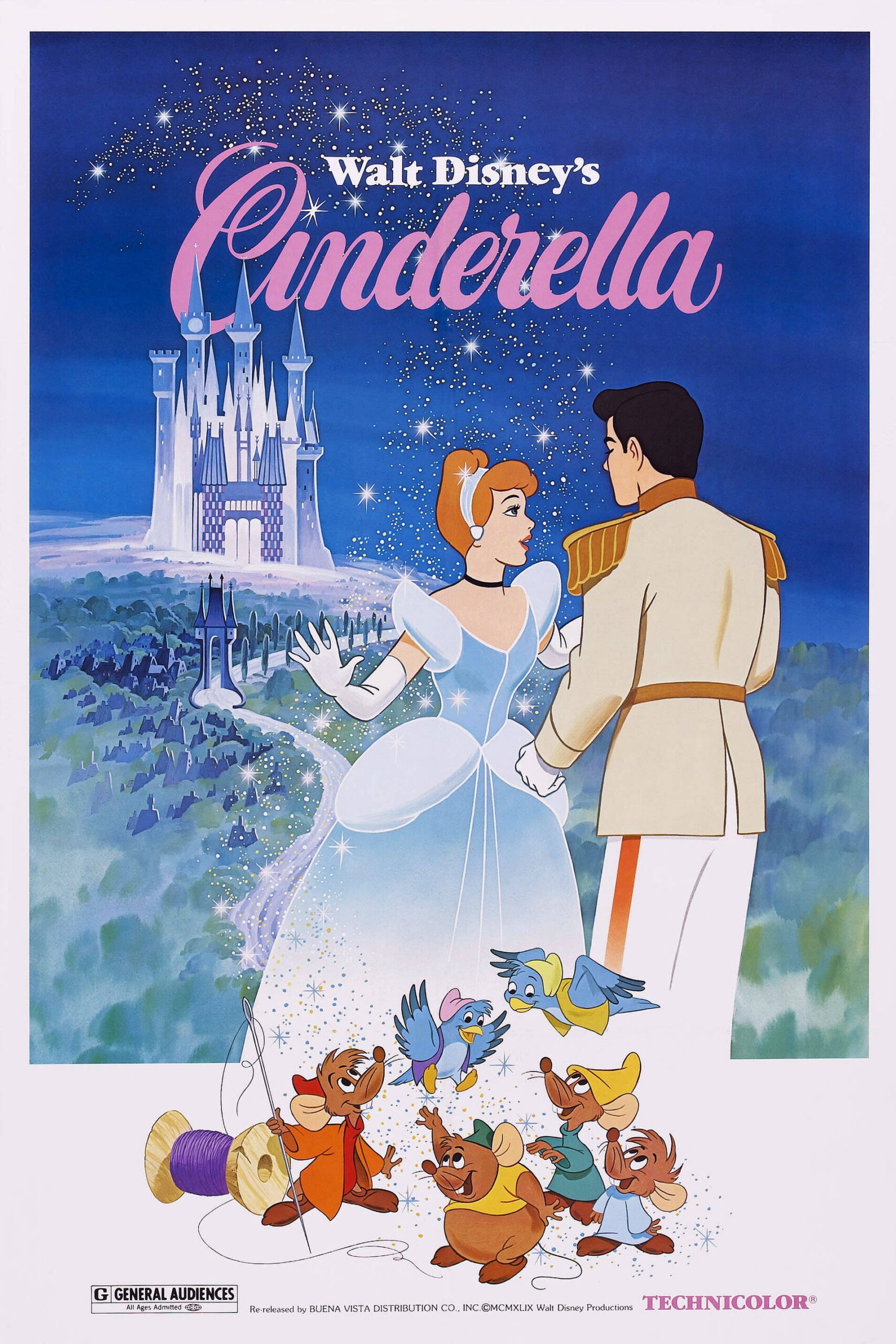 Cinderella (1950) - Vertical Movie Poster