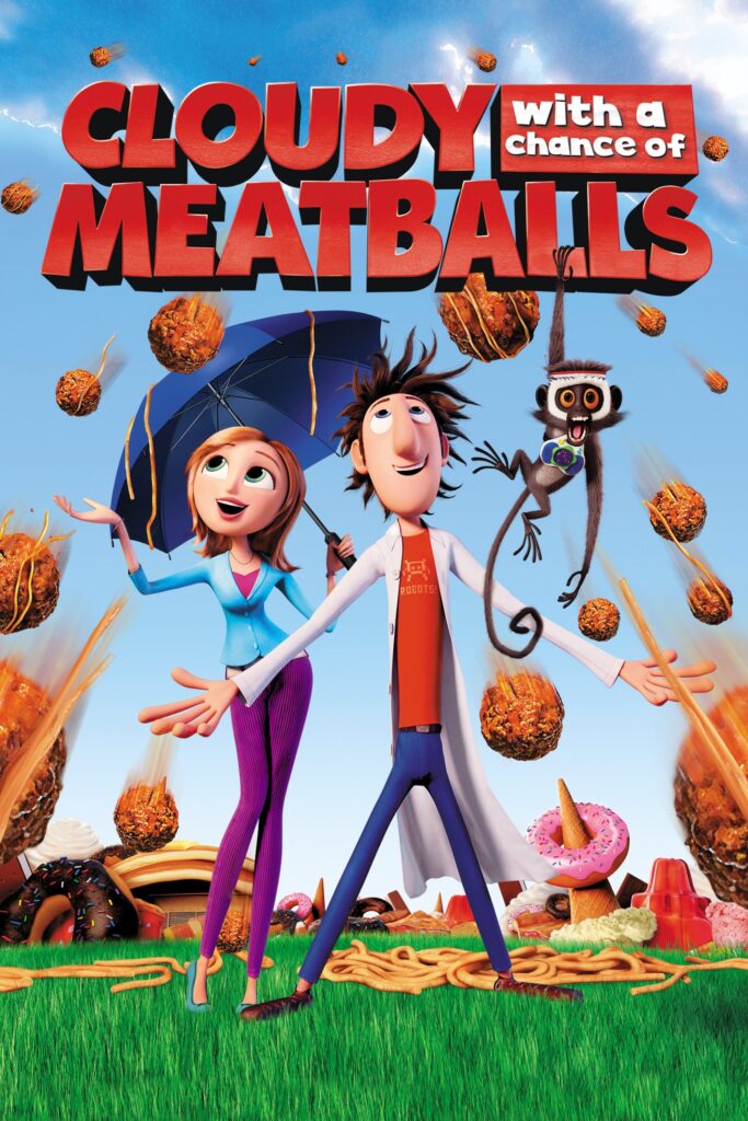 Cloudy with a Chance of Meatballs (2009) - Vertical Movie Poster