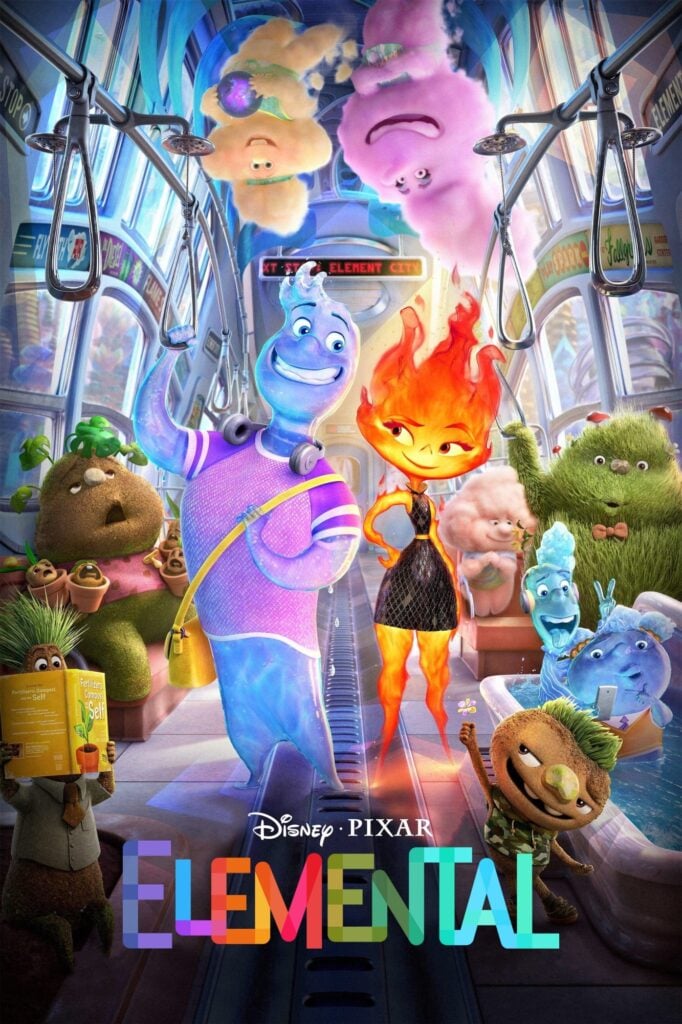 Elemental (2023) - Vertical Movie Poster