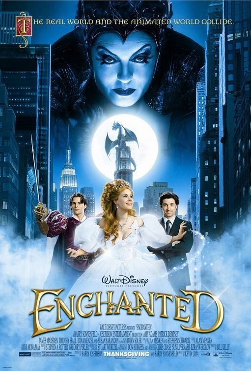 Enchanted (2007) - Vertical Movie Poster
