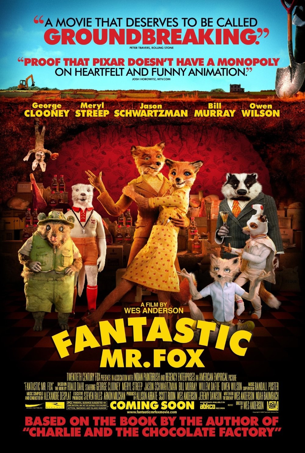 Fantastic Mr. Fox (2009) - Vertical Movie Poster