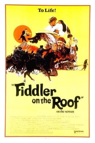 Fiddler on the Roof (1971) - Vertical Movie Poster