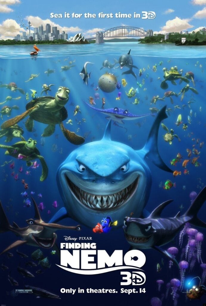 Finding Nemo (2003) - Vertical Movie Poster
