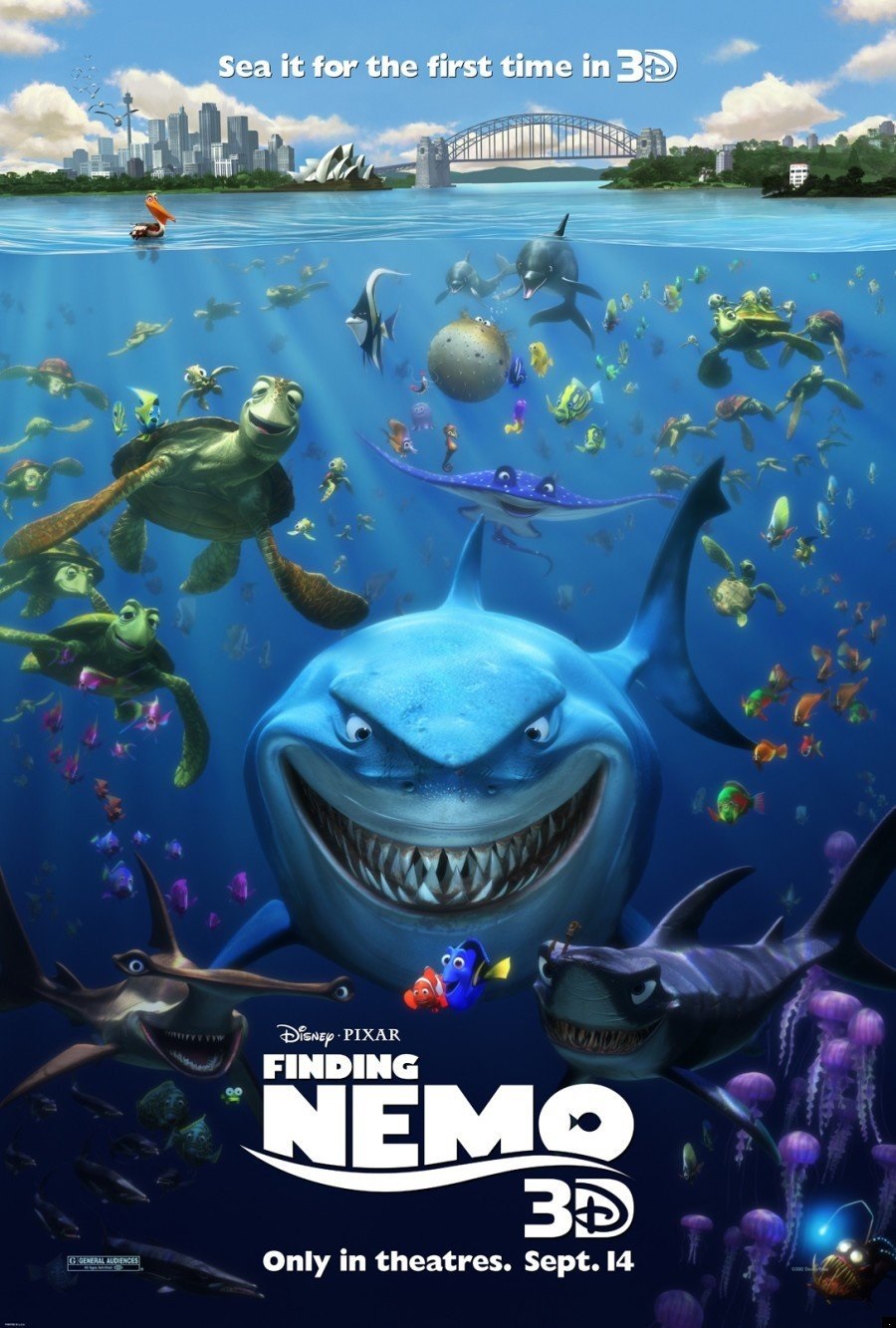 Finding Nemo (2003) - Vertical Movie Poster