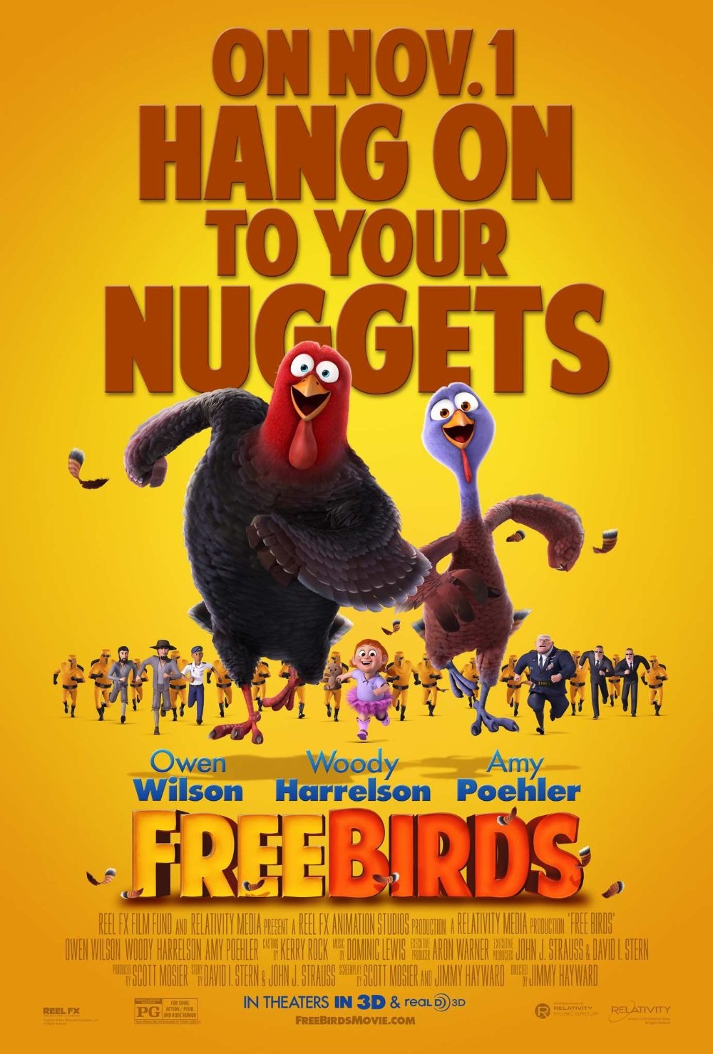 Free Birds (2013) - Vertical Movie Poster