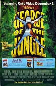 George of the Jungle (1997) - Vertical Movie Poster