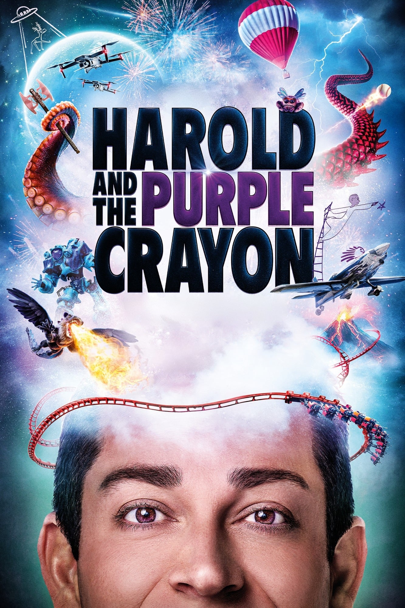 Harold and the Purple Crayon (2024) - Vertical Movie Poster
