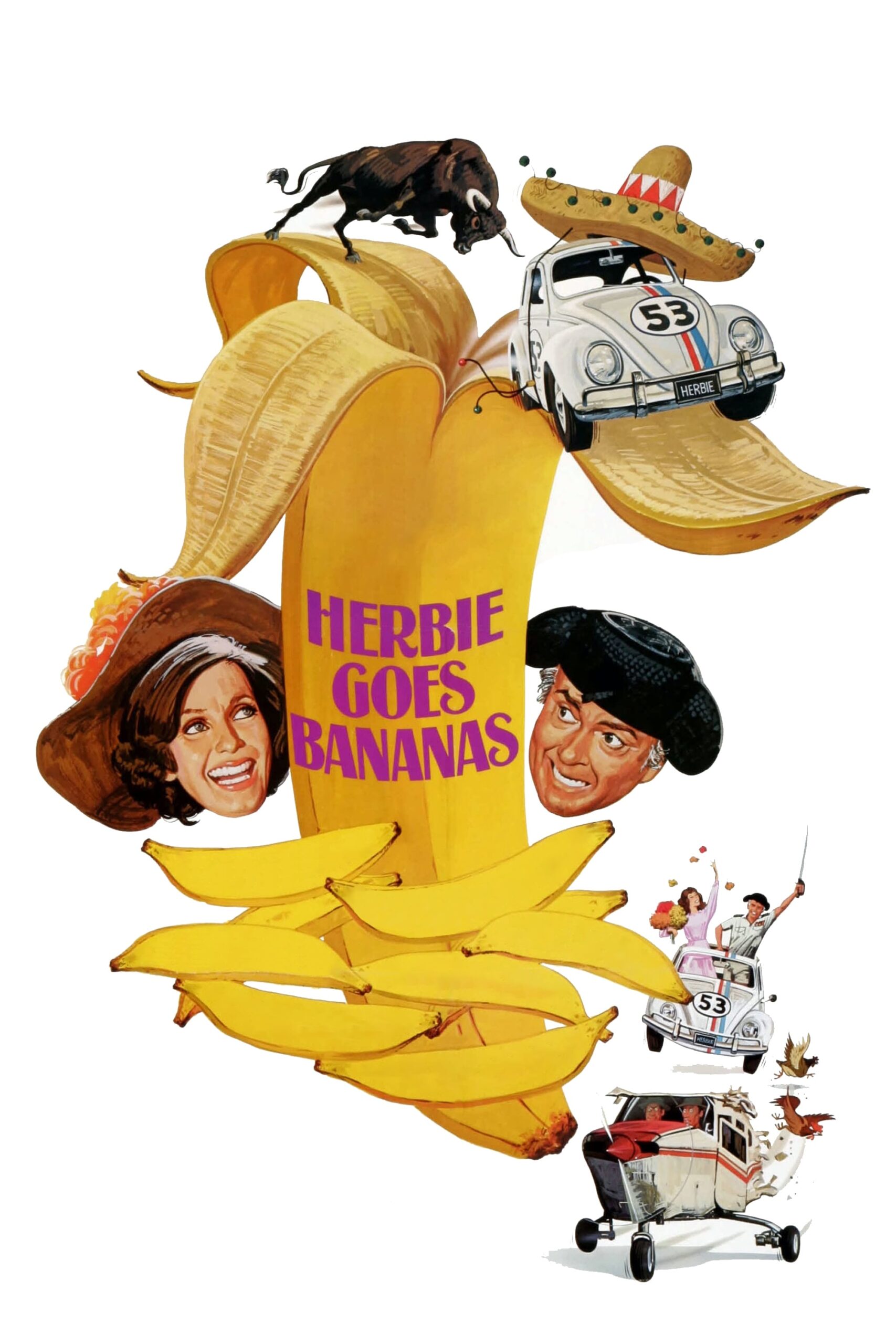 Herbie Goes Bananas (1980) - Vertical Movie Poster
