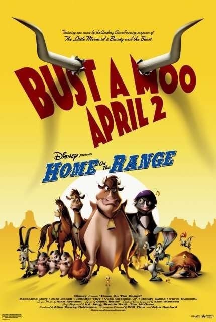 Home on the Range (2004) - Vertical Movie Poster