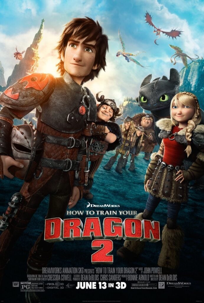 How to Train Your Dragon 2 (2014) - Vertical Movie Poster