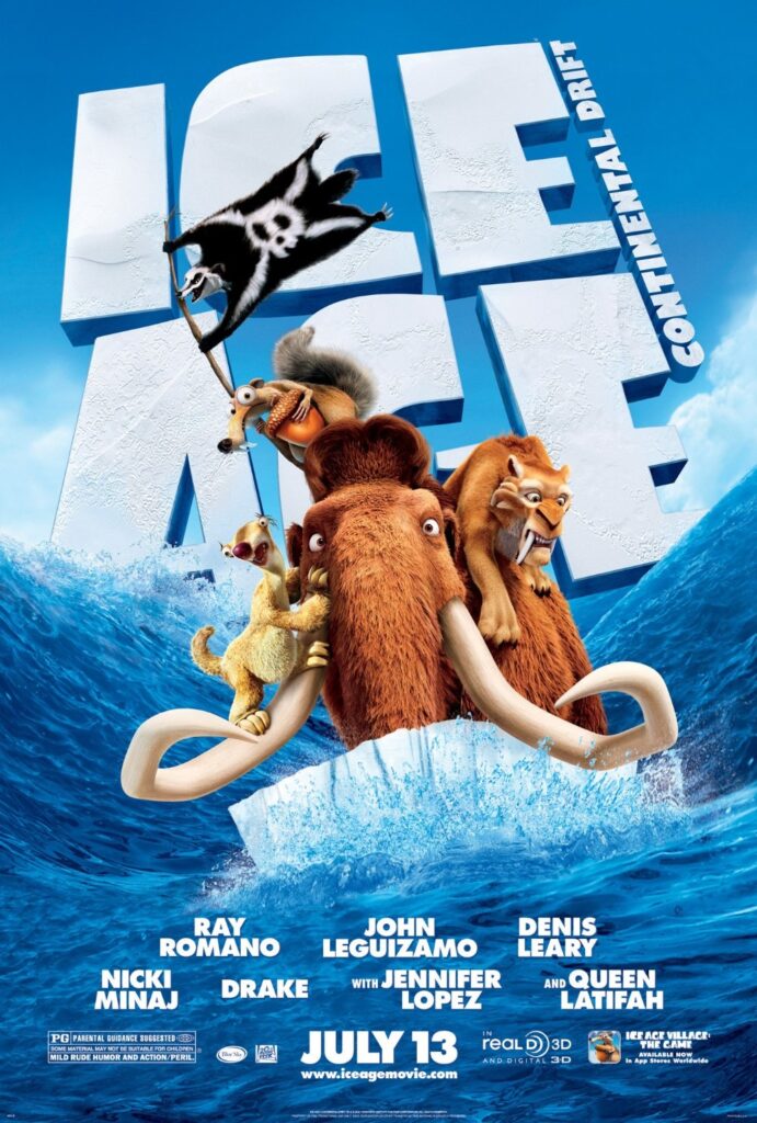 Ice Age: Continental Drift (2012) - Vertical Movie Poster
