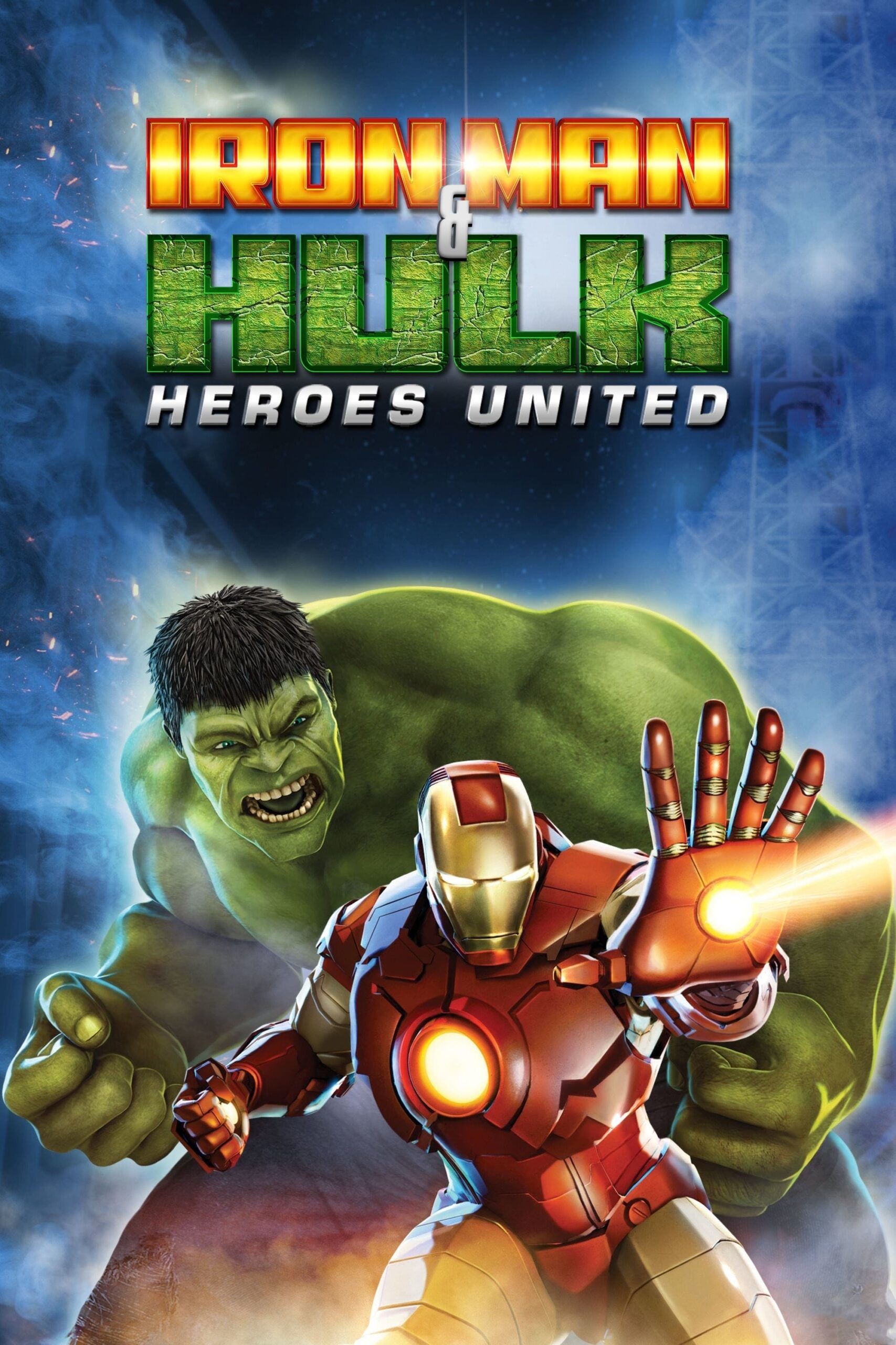 Iron Man & Hulk: Heroes United (2013) - Vertical Movie Poster