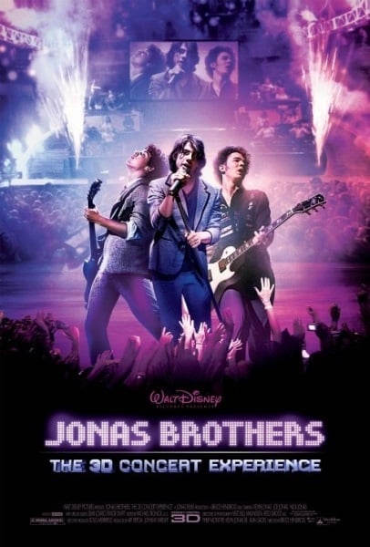 Jonas Brothers: The Concert Experience (2009) - Vertical Movie Poster